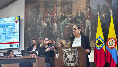 Vanessa Velasco en el Concejo de Bogotá