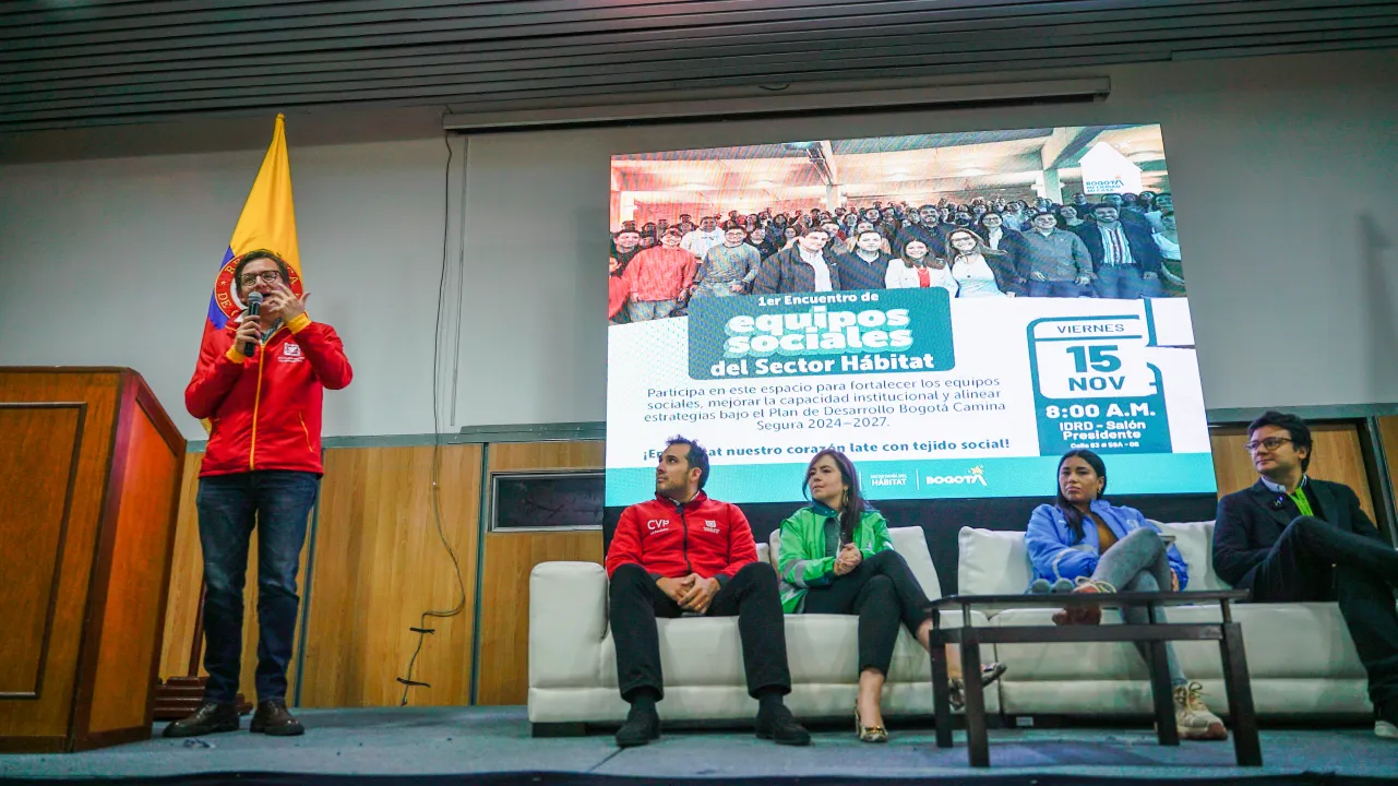 Panel Primer encuentro de gestores sociales sector Hábitat 2024