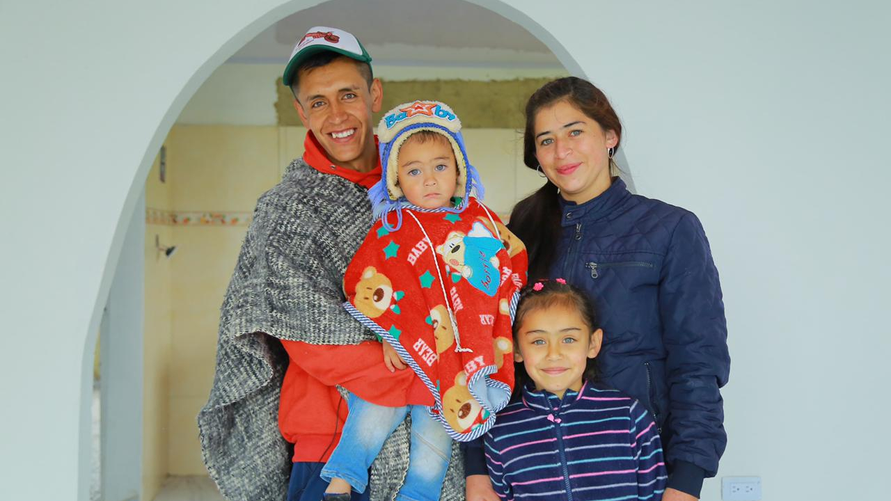 Familia Bogotana de la ruralidad de Ciudad Bolívar