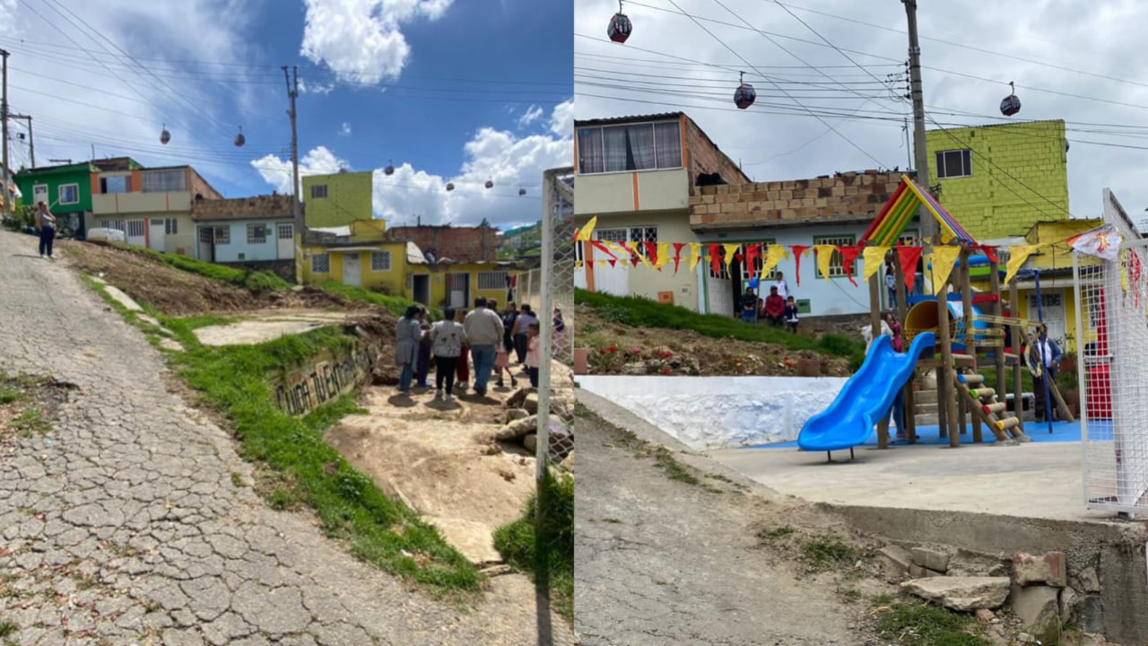 Obra con Saldo Pedagógico entregada en Ciudad Bolívar