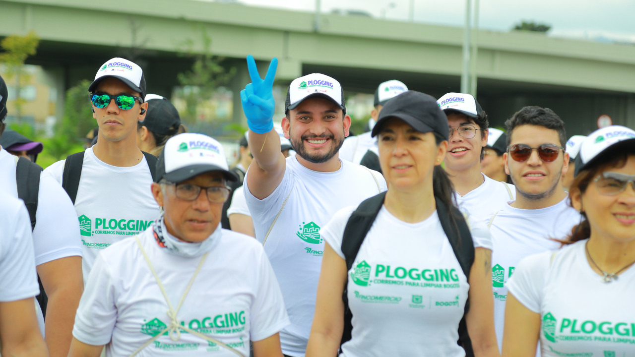 Participantes del Plogging 2022