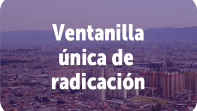 Ventanilla única de radicación 